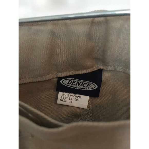 Denice Girls School Uniform/Casual Capri Pants Size 16 Khaki - Picture 7 of 12